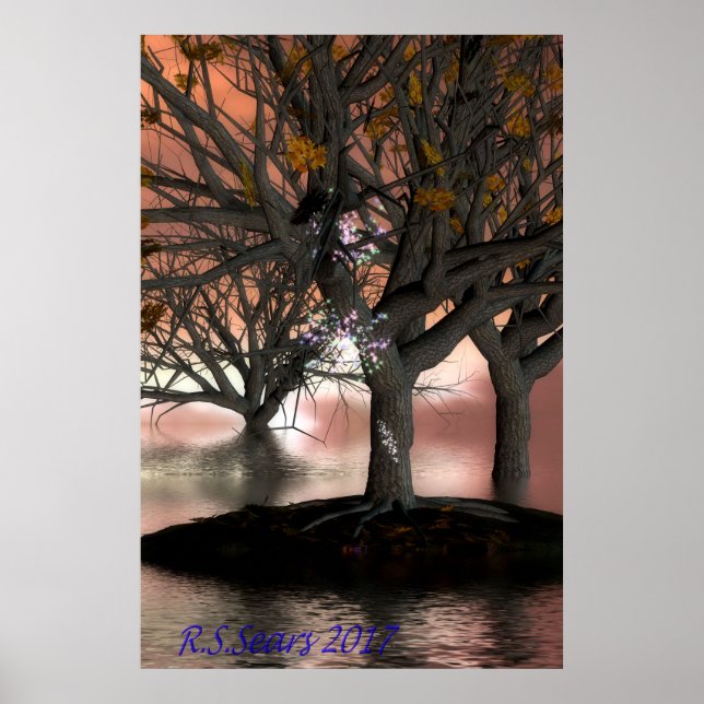 Póster lago marino (Frente)