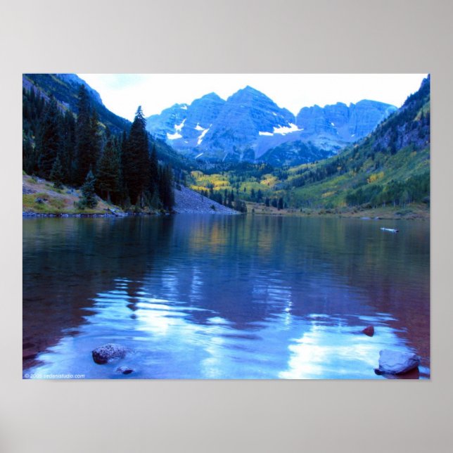 Póster Lago Maroon (Frente)