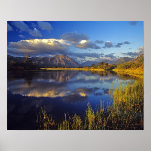 Póster Lago Maskinonge en el Parque Nacional Waterton Lak