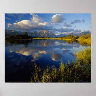 Póster Lago Maskinonge en el Parque Nacional Waterton Lak