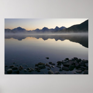 Póster Lago McDonald en el Sunrise II