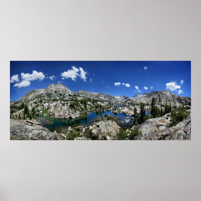 Póster Lago Medley - Sierra (Frente)