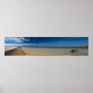 Póster Lago Míchigan en Frankfort, Míchigan