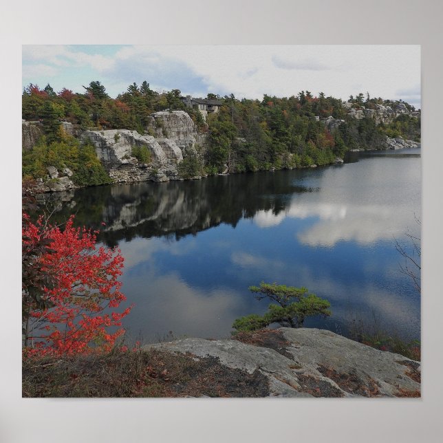 Póster Lago Minnewaska (Frente)