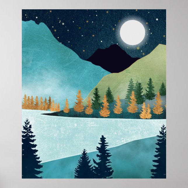 Póster Lago Moonrise (Frente)