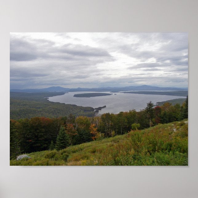 Póster Lago Mooselookmeguntic, Maine (Frente)