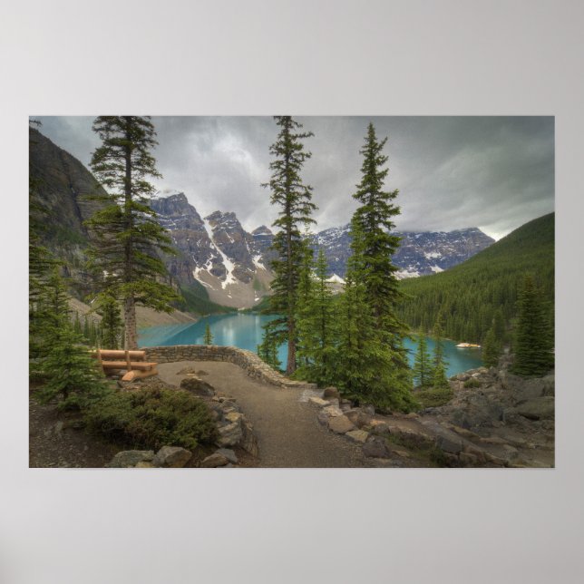 Póster Lago Moraine (Frente)