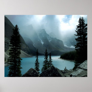 Póster Lago Moraine