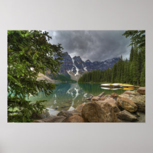 Póster Lago Moraine