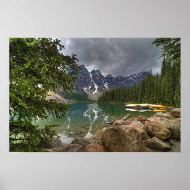 Póster Lago Moraine (Frente)