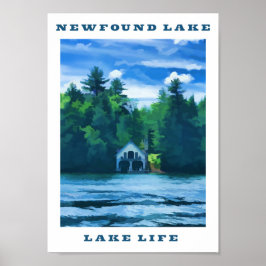 Póster Lago Newfound - Poster Lake Life