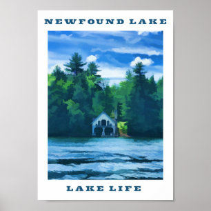 Póster Lago Newfound - Poster Lake Life