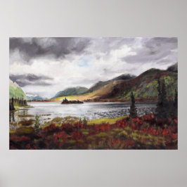 Póster Lago Norte en otoño: 36X24