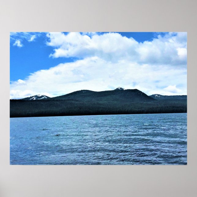 Póster Lago Odell, OR (Frente)