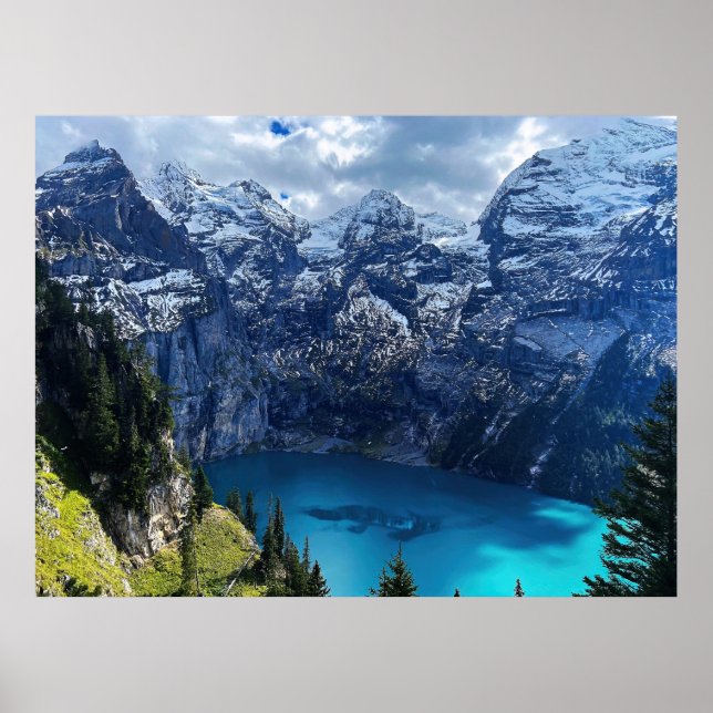 Póster Lago Oeschinen (Frente)