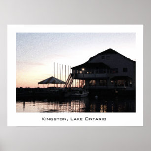 Póster Lago Ontario, Kingston. Fotografía paisajística.