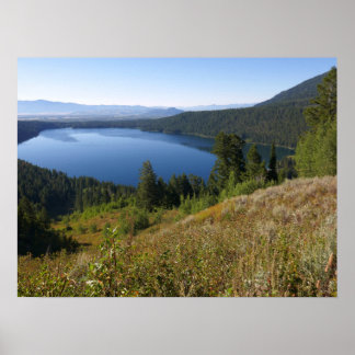Póster Lago Phelps III en el Parque Nacional Grand Teton