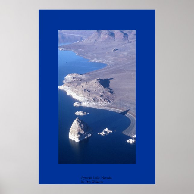 Póster Lago Pirámide, Nevada (Frente)