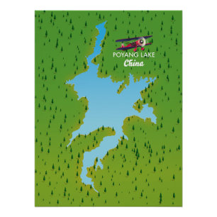 Póster Lago Poyang