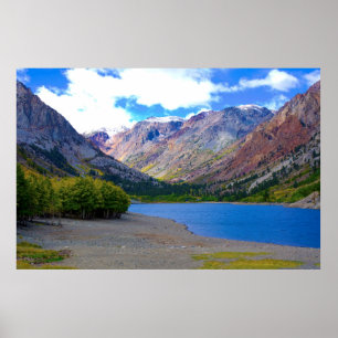 Póster Lago Rock Creek Otoño