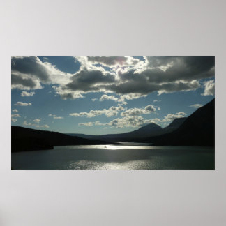Póster Lago Saint Mary I en el Parque Nacional Glacier