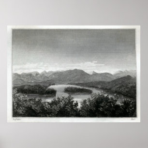 Póster Lago Sanford Adirondacks