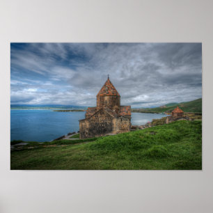 Póster Lago Sevan, Armenia