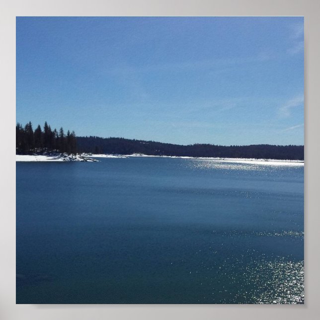 Póster Lago Shaver en invierno (Frente)