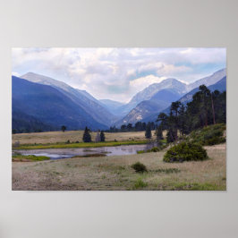 Póster Lago Sheep, Parque Nacional de las Montañas Rocosa