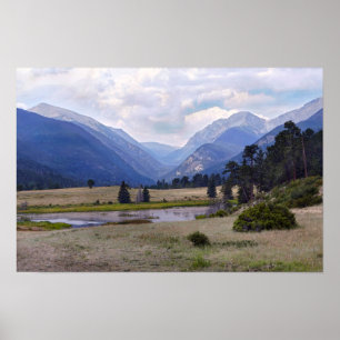 Póster Lago Sheep, Parque Nacional Montañas Rocosas, Colo