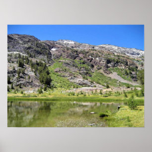 Póster Lago Shell, Paso Tioga, CA