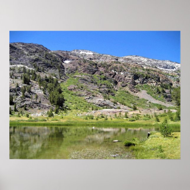 Póster Lago Shell, Paso Tioga, CA (Frente)