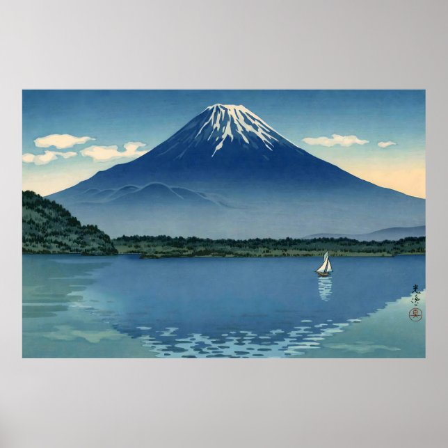 Póster Lago Shoji-Tsuchiya Koitsu (Frente)