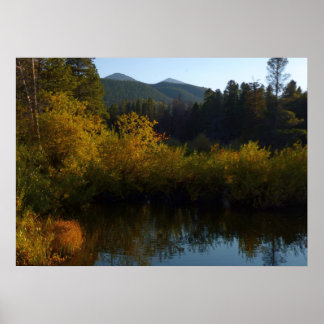 Póster Lago Sprague en otoño