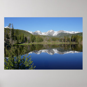 Póster Lago Sprague I en el Parque Nacional Montañas Roco