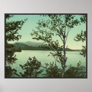 Póster Lago superior st. Regis, en el Adirondacks