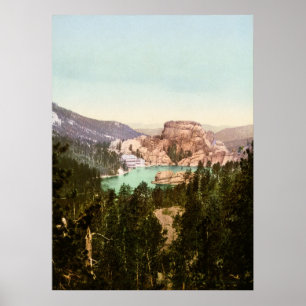 Póster Lago Sylvan Dakota del Sur