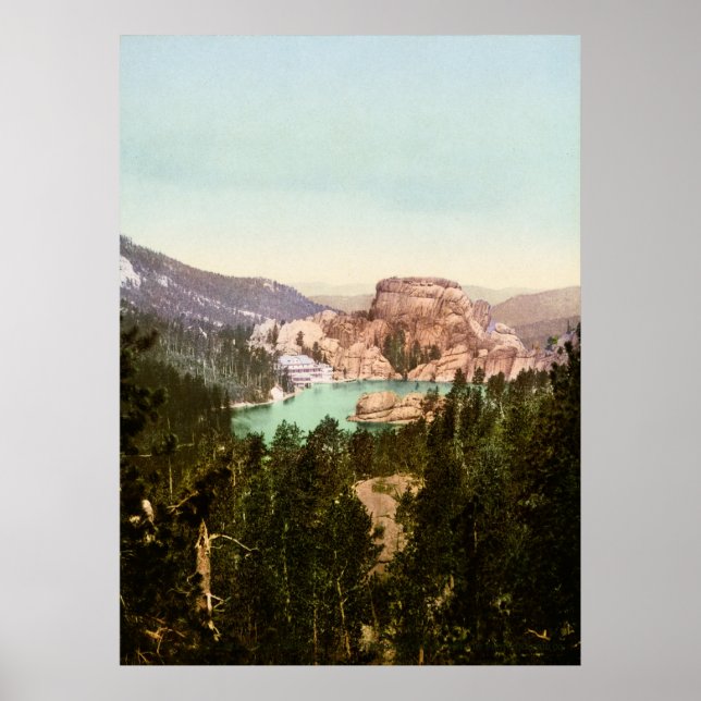 Póster Lago Sylvan Dakota del Sur (Frente)