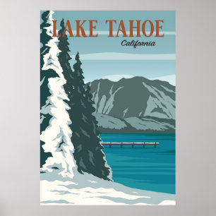 Póster Lago Tahoe