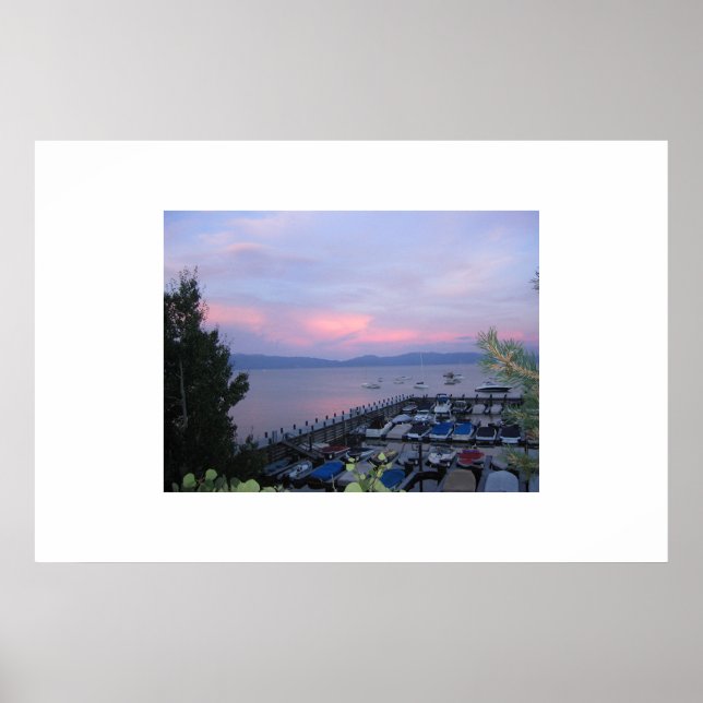Póster Lago Tahoe (Frente)
