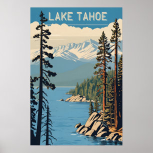 Póster Lago Tahoe