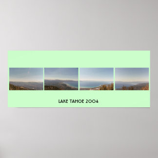 Póster Lago Tahoe