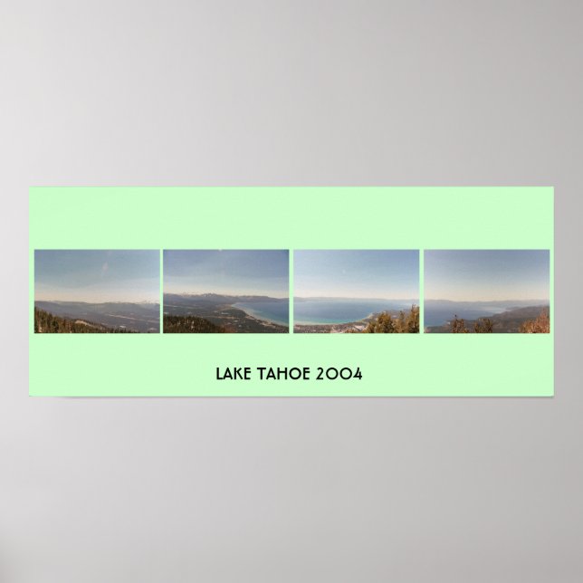 Póster Lago Tahoe (Frente)