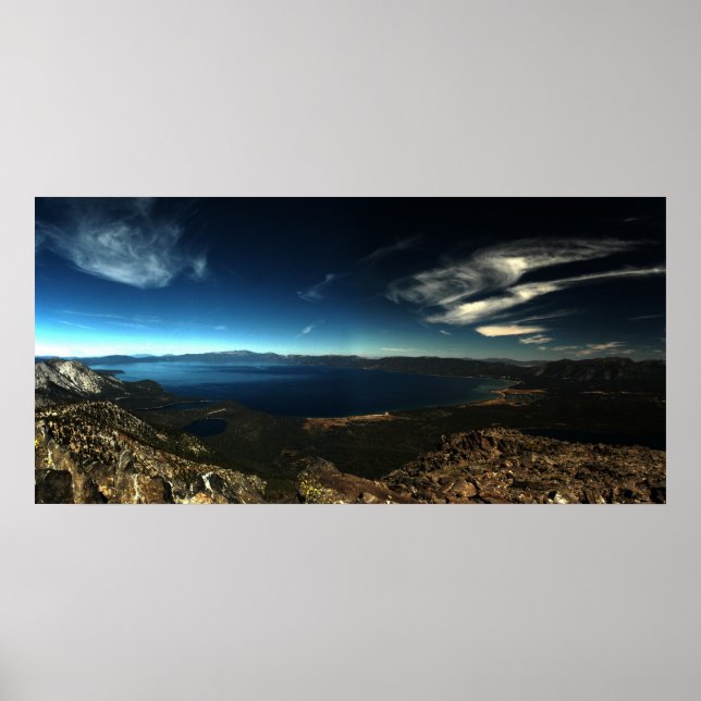 Póster Lago Tahoe (Frente)