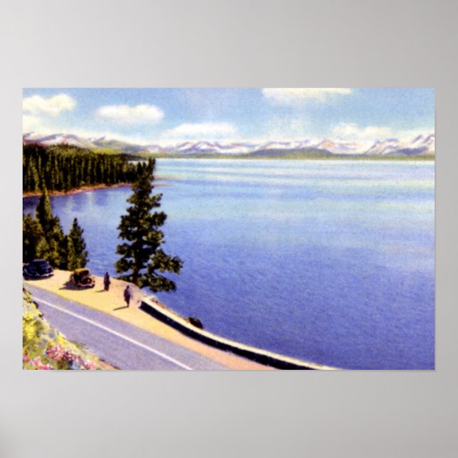 Póster Lago Tahoe California (Frente)