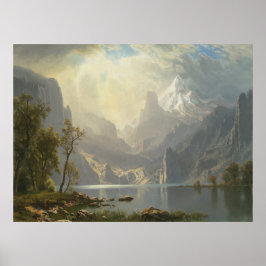 Póster Lago Tahoe en las Sierras