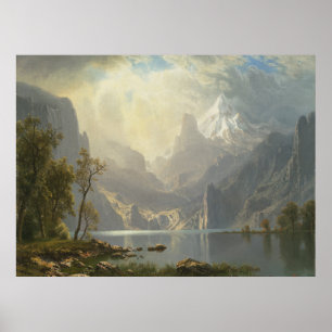 Póster Lago Tahoe en las Sierras