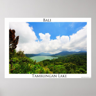 Póster Lago Tamblingan