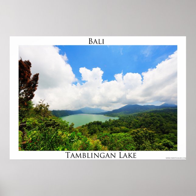 Póster Lago Tamblingan (Frente)