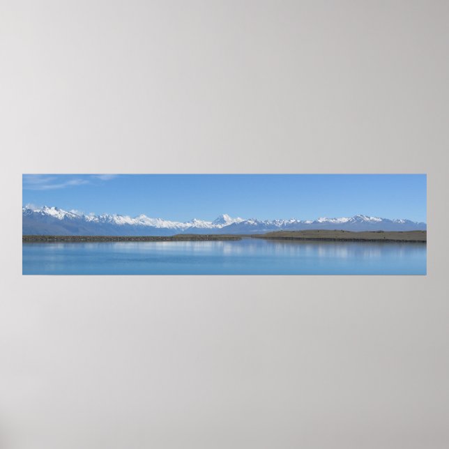 Póster Lago Tekapo, Nueva Zelanda (Frente)